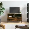 Image de Meuble TV Chêne fumé 80x36x50 cm Bois d'ingénierie828977