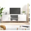 Image de Tv-meubel 150x30x50 cm bewerkt hout wit829084