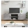 Image de Meuble TV sonoma gris 150x30x50 cm bois d ingénierie