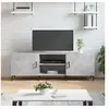 Image de Meuble TV gris béton 150x30x50 cm bois d'ingénierie829104