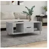 Image de Table basse gris béton 102x50x40 cm bois d ingénierie