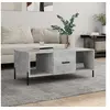 Image de Table basse gris béton 102x50x40 cm bois d'ingénierie829312