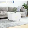 Image de Table basse blanc 50x50x40 cm bois d'ingénierie829348