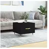 Image de Table basse Noir 50x50x40 cm Bois d'ingénierie829350