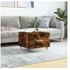 Image de Table basse Chêne fumé 50x50x40 cm Bois d'ingénierie829358