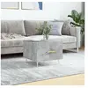 Image de Table basse gris béton 50x50x40 cm bois d'ingénierie829372