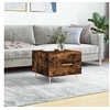 Image de Table basse Chêne fumé 50x50x40 cm Bois d'ingénierie829374