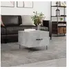 Image de Table basse gris béton 50x50x40 cm bois d ingénierie