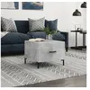 Image de Table basse gris béton 50x50x40 cm bois d'ingénierie829404