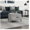 Image de Table basse Sonoma gris 50x50x40 cm Bois d ingénierie