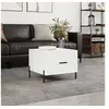 Image de Table basse blanc 50x50x40 cm bois d'ingénierie829412