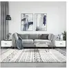 Image de Tables basses 2 pcs blanc 50x50x40 cm bois d'ingénierie 829413