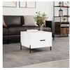 Image de Table basse blanc brillant 50x50x40 cm bois d'ingénierie829416