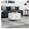 Image de Table basse blanc 50x50x40 cm bois d'ingénierie829428