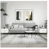 Image de Tables basses 2 pcs blanc brillant 50x50x40cm bois d'ingénierie 829433