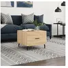 Image de Table basse Chêne sonoma 50x50x40 cm Bois d'ingénierie829434