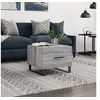 Image de Table basse Sonoma gris 50x50x40 cm Bois d'ingénierie829456