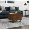 Image de Table basse Chêne marron 50x50x40 cm Bois d'ingénierie829458
