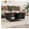Image de Table basse noir 90x50x40 cm bois d ingénierie