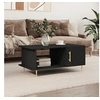 Image de Table basse noir 90x50x40 cm bois d'ingénierie829477