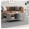 Image de Table basse sonoma gris 90x50x40 cm bois d'ingénierie829490
