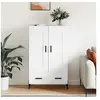 Image de Buffet haut blanc 69,5x31x115 cm bois d'ingénierie830332