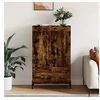 Image de Buffet haut chêne fumé 69,5x31x115 cm bois d'ingénierie830337