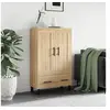 Image de Hoge kast 69,5x31x115 cm bewerkt hout sonoma eikenkleurig830351