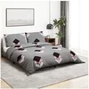 Image de Ensemble de housse de couette Gris 240x220 cm Coton
