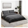 Image de Ensemble de housse de couette gris foncé 240x220 cm Coton 136479