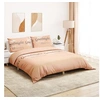 Image de Ensemble de housse de couette rose 155x220 cm Coton