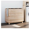 Image de Panier à linge 88,5x44x76 cm bois massif de pin 832323