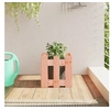 Image de Jardinière avec design de clôture 30x30x30 cm Douglas massif832445