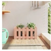 Image de Jardinière avec design de clôture 60x30x30 cm douglas massif 832470