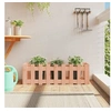 Image de Lit surélevé de jardin design de clôture bois douglas massif 832475