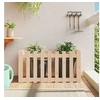 Image de Lit surélevé de jardin design de clôture 100x50x50cm pin massif 832477