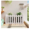 Image de Lit surélevé de jardin design de clôture 100x50x50cm pin massif 832478