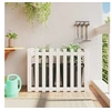 Image de Lit surélevé de jardin design de clôture 100x50x70cm pin massif 832483