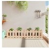 Image de Lit surélevé de jardin design de clôture 150x30x30cm pin massif 832487