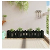 Image de Lit surélevé de jardin design de clôture 150x30x30cm pin massif 832489