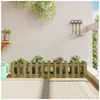 Image de Lit surélevé de jardin design de clôture bois de pin imprégné 832491