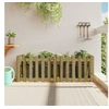 Image de Lit surélevé de jardin design de clôture bois de pin imprégné 832496