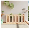 Image de Lit surélevé de jardin design de clôture 150x50x70cm pin massif 832497