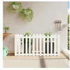 Image de Lit surélevé de jardin design de clôture 150x50x70cm pin massif 832498