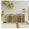 Image de Lit surélevé de jardin design de clôture bois de pin imprégné 832501