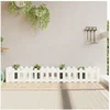 Image de Lit surélevé de jardin design de clôture 200x30x30cm pin massif