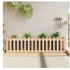 Image de Lit surélevé de jardin design de clôture 200x50x50cm pin massif 832507