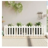 Image de Lit surélevé de jardin design de clôture 200x50x50cm pin massif 832508