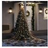 Image de Guirlande de Sapin de Noël 320 LED, Décoration de Vacances, Ornement de Fête Intérieur Extérieur, Moderne, Blanc Chaud 375 cm