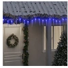 Image de Guirlande lumineuse à glaçons Noël 200 LED bleu acrylique PVC